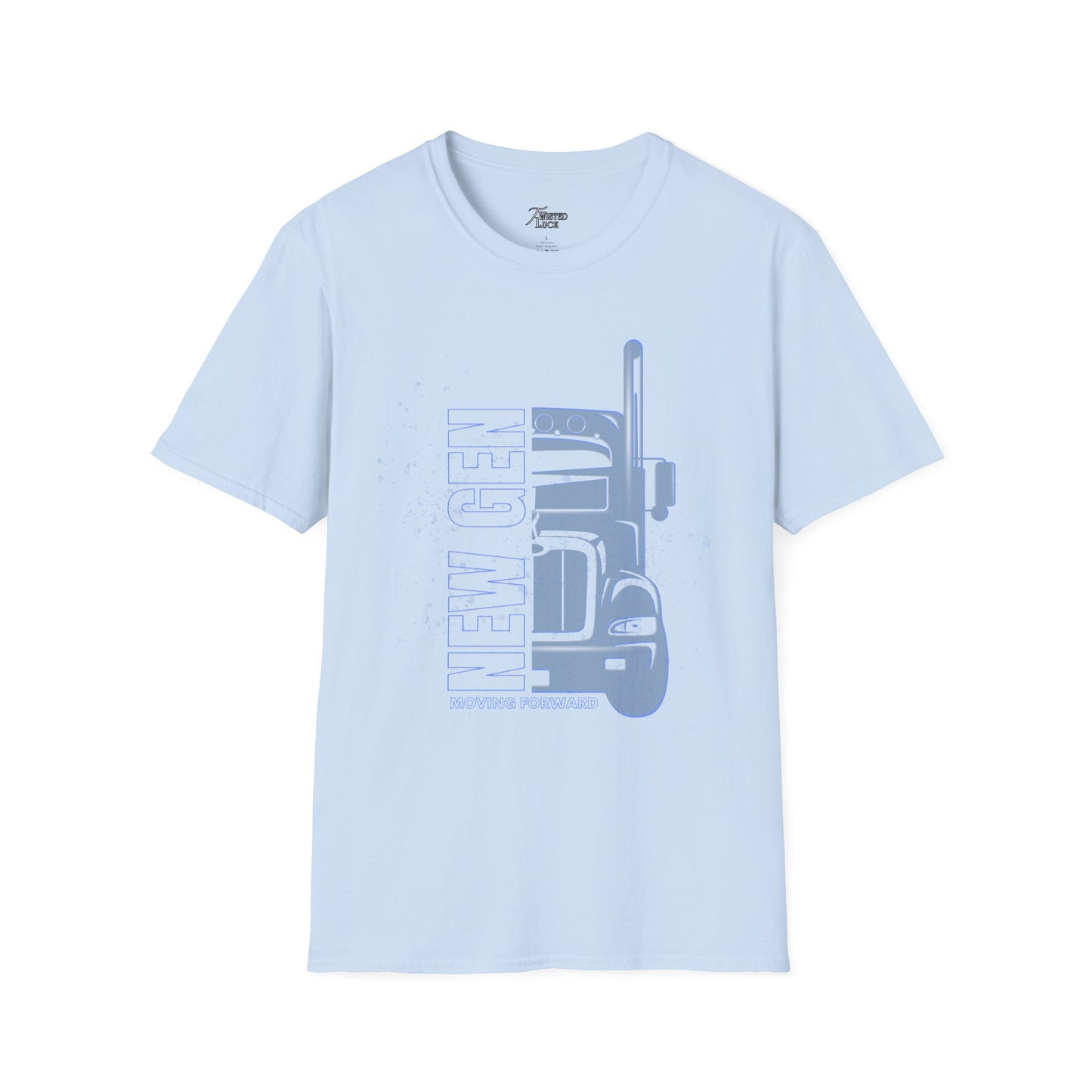 New Gen Truck Graphic T-Shirt, Unisex Softstyle Tee, Perfect for Truck Lovers, Gifts for Dad, Casual Wear, Birthday Present