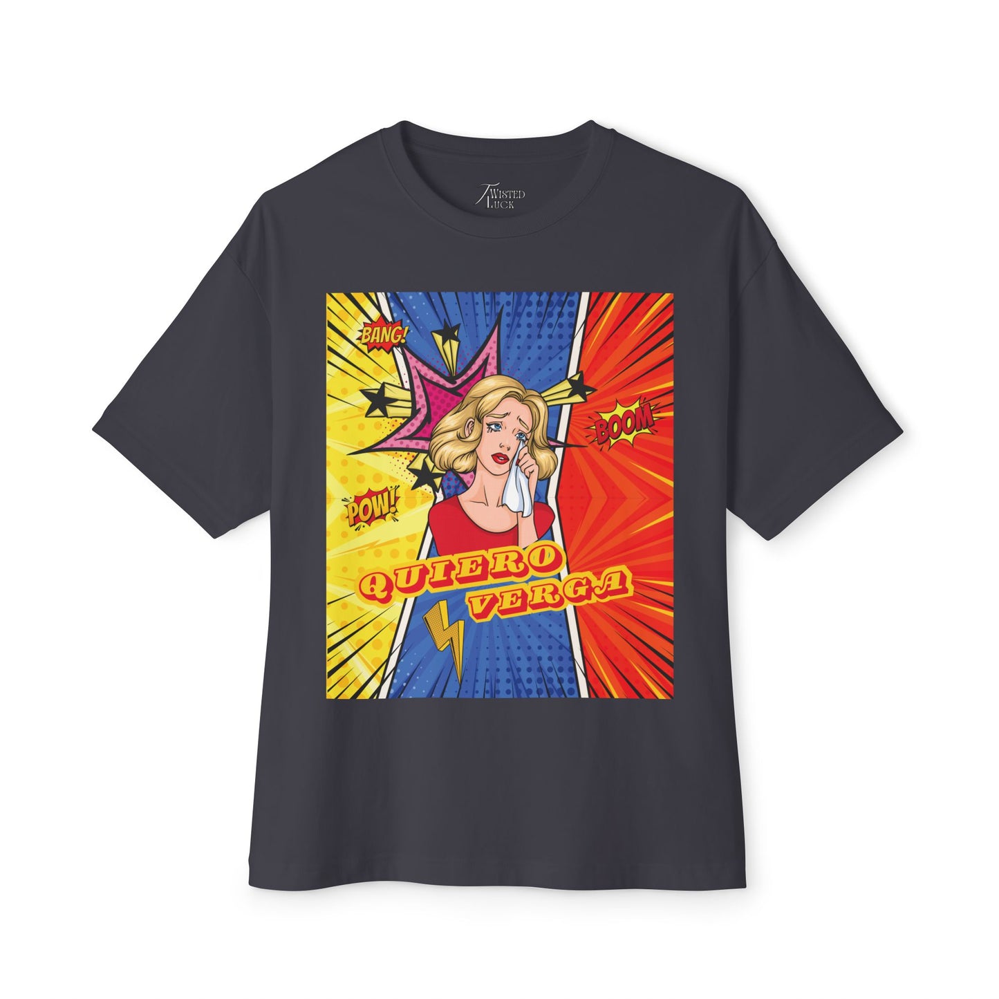 Quiero V- Oversized Boxy Tee
