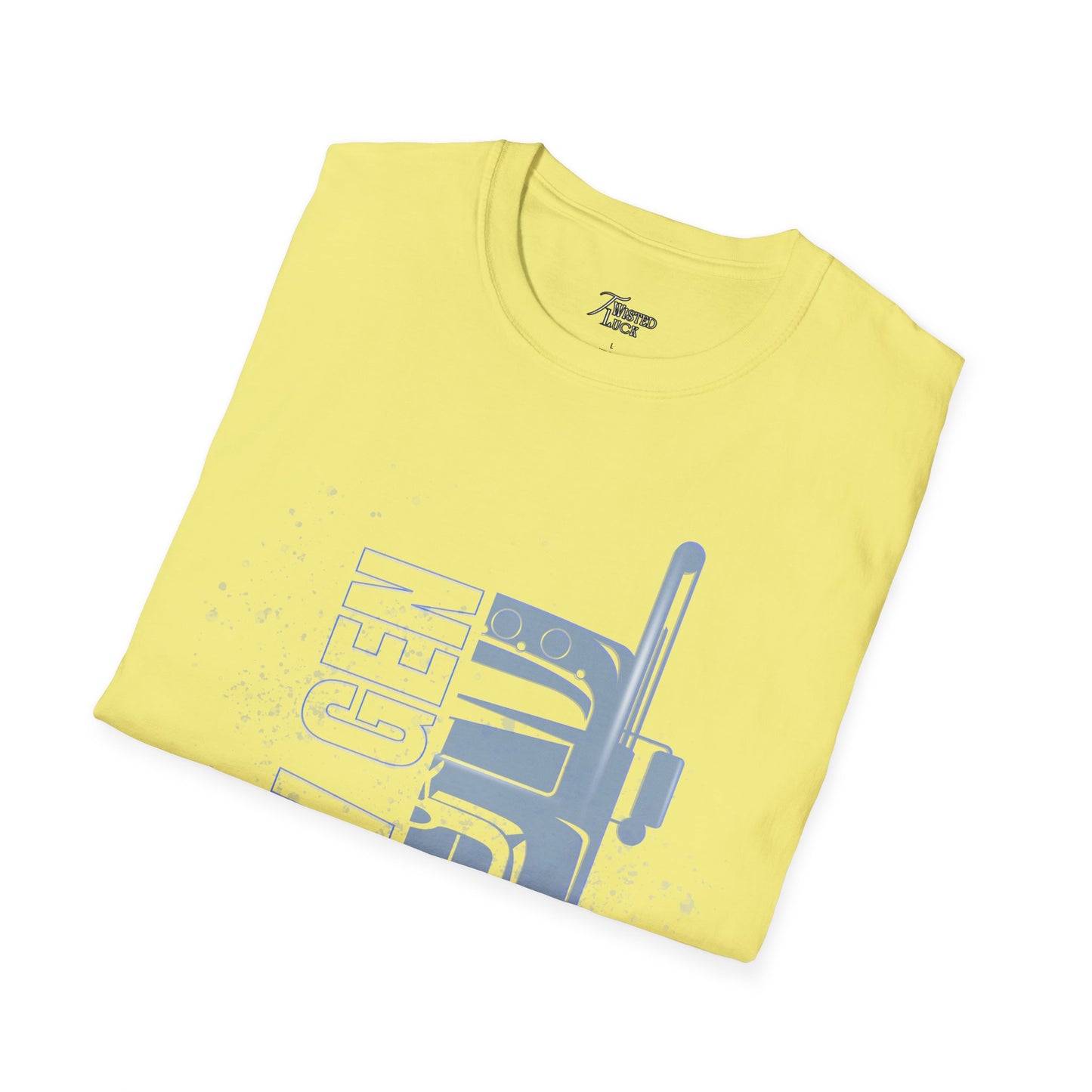 New Gen Truck Graphic T-Shirt, Unisex Softstyle Tee, Perfect for Truck Lovers, Gifts for Dad, Casual Wear, Birthday Present