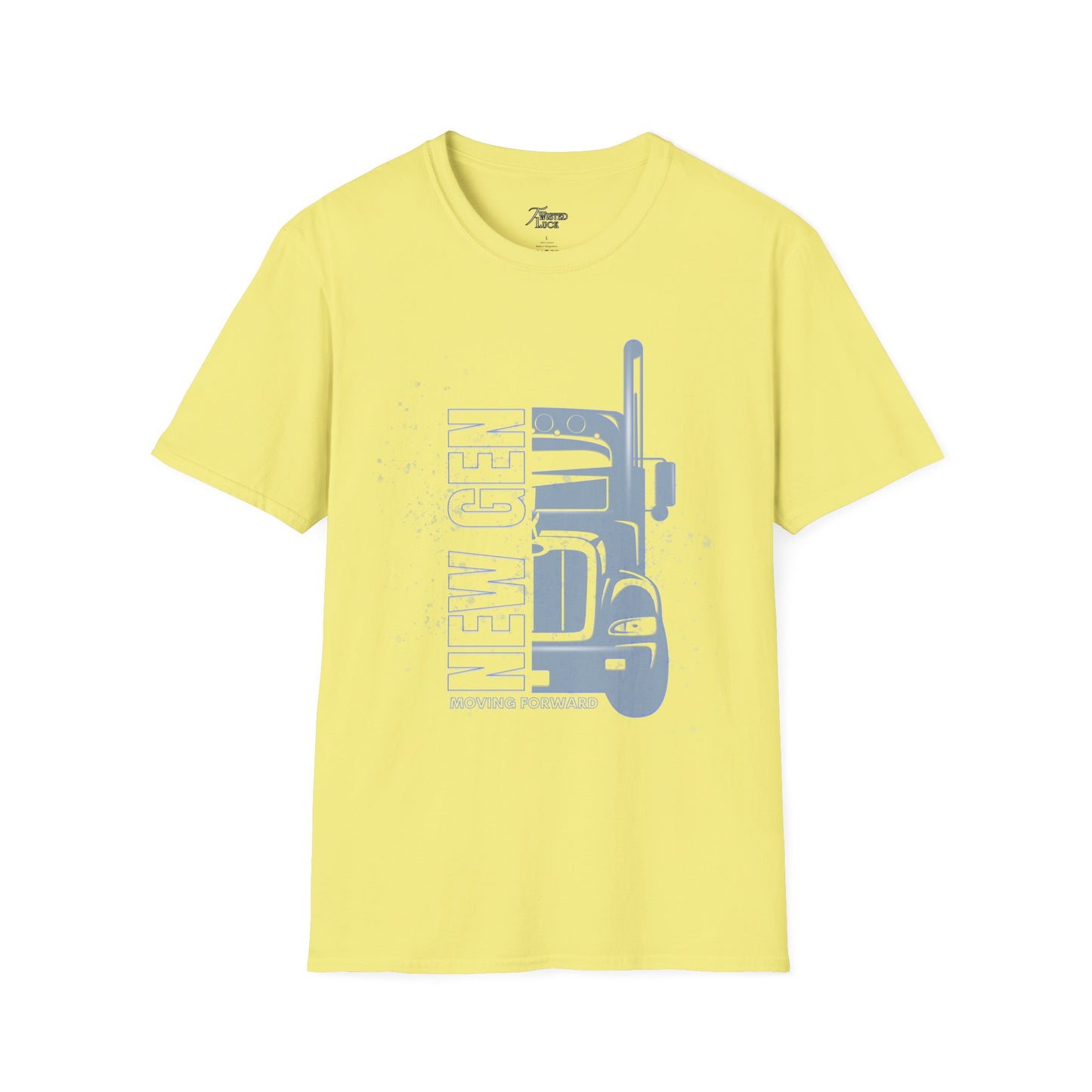 New Gen Truck Graphic T-Shirt, Unisex Softstyle Tee, Perfect for Truck Lovers, Gifts for Dad, Casual Wear, Birthday Present