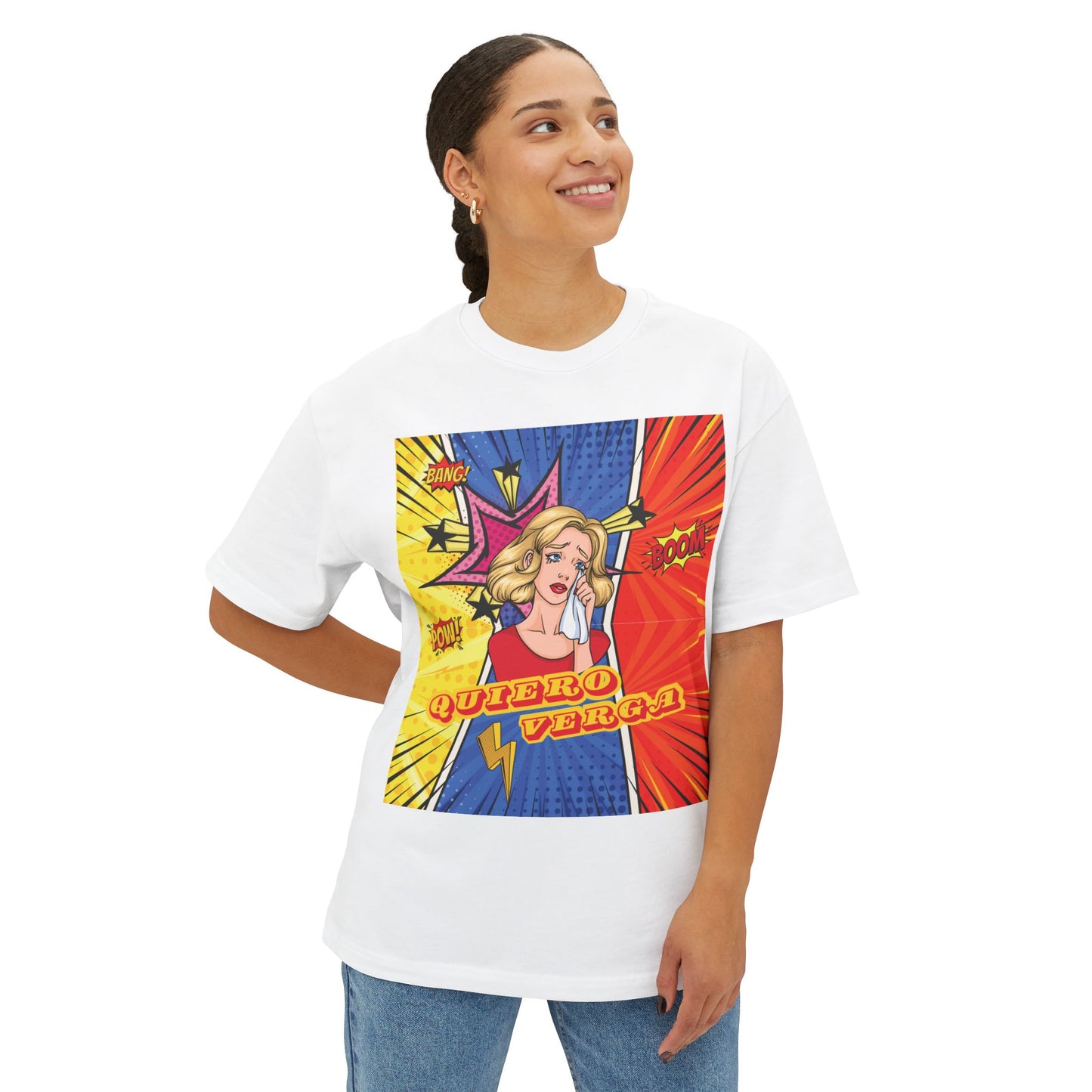 Quiero V- Oversized Boxy Tee