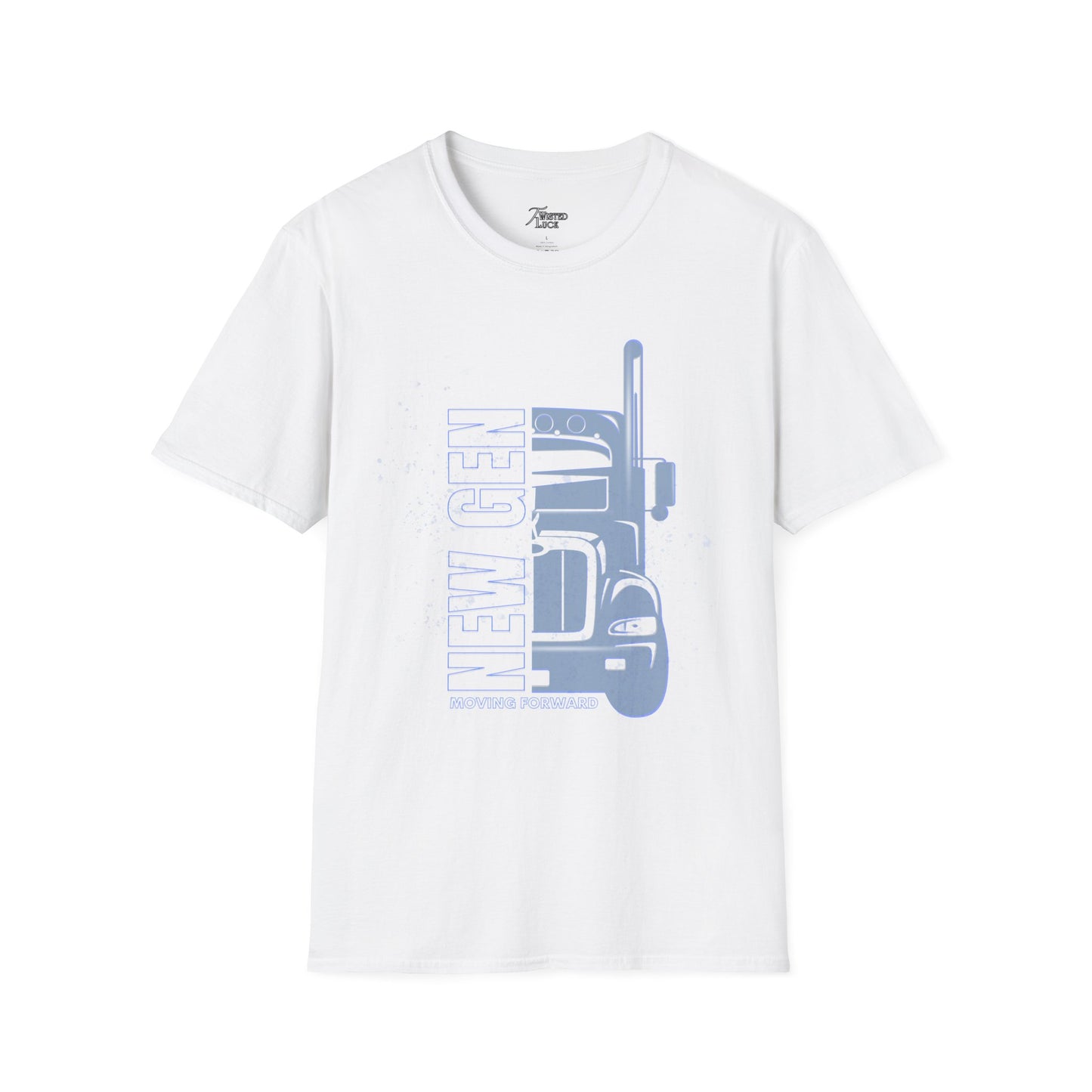 New Gen Truck Graphic T-Shirt, Unisex Softstyle Tee, Perfect for Truck Lovers, Gifts for Dad, Casual Wear, Birthday Present