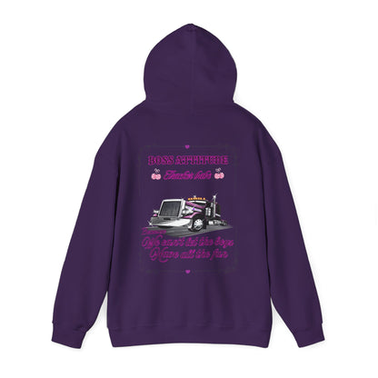 Boss Attitude-Trucker babe Hoodie