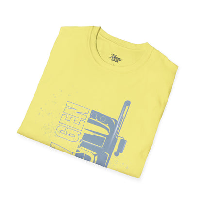 New Gen Truck Graphic T-Shirt, Unisex Softstyle Tee, Perfect for Truck Lovers, Gifts for Dad, Casual Wear, Birthday Present