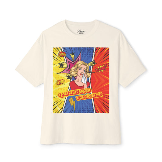 Quiero V- Oversized Boxy Tee