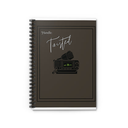 CB Radio-Grey Spiral Notebook