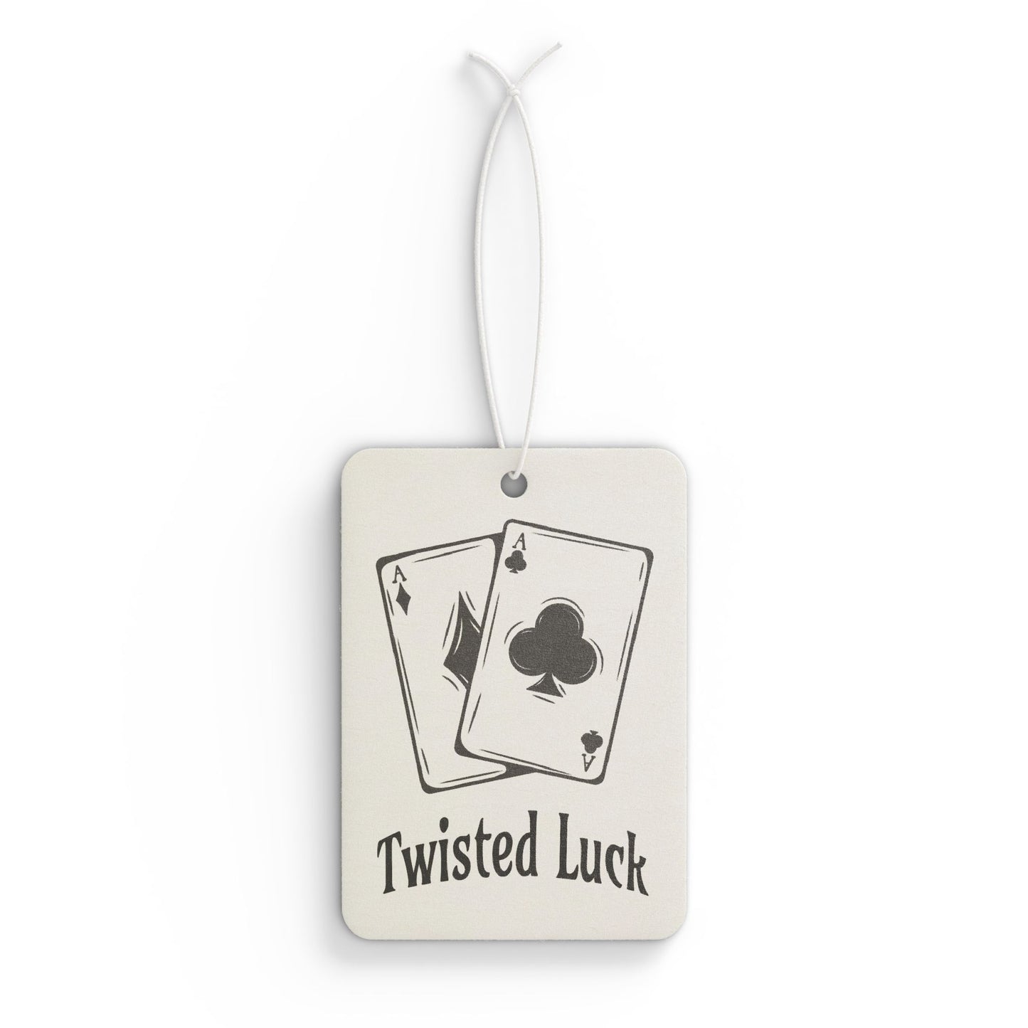 Twisted Luck Car Air Freshener, Poker Theme Car Scents