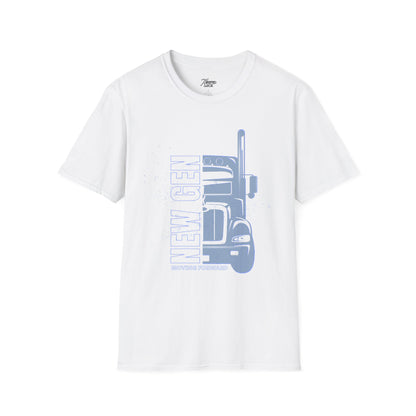 New Gen Truck Graphic T-Shirt, Unisex Softstyle Tee, Perfect for Truck Lovers, Gifts for Dad, Casual Wear, Birthday Present