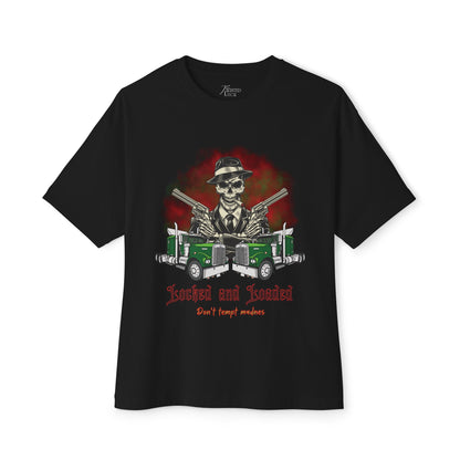 Locked and Loaded- Oversize Boxy Tee