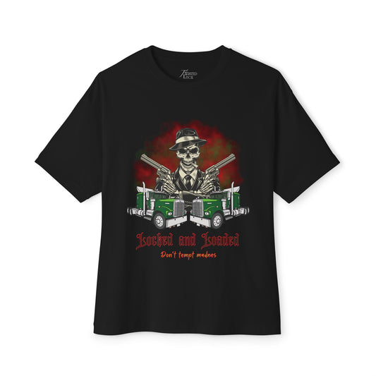 Locked and Loaded- Oversize Boxy Tee