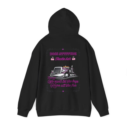 Boss Attitude-Trucker babe Hoodie